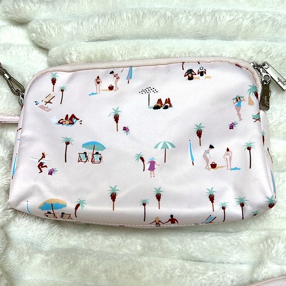 Jujube Be Set Beach Shore Print Set of 3 Nesting Zip Bags - Picture 3 of 11